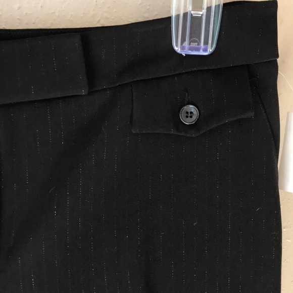 Black suit with sliver pin stripes. NWT - Picture 6 of 6